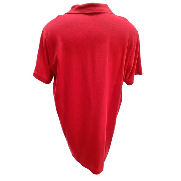 U.S. Polo Assn. Mens Red Polo Shirt XXL Cotton/Polyester Blend - Picture 3 of 4